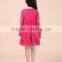 Wholesale 2016 fancy party dress Fashion kid dresses for girl red rose custom lace summer baby dress new style