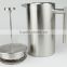 304 Double Wall Stainless Steel French Coffee Press/Tea Maker/ Coffee plunger / French press