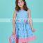 Latest Printed Design Cotton Frock with Cap for Girls