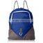 Factory Direct Cheap Promotional Polyester Drawstring Backpack With Zipper Closure