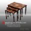 Shining dining wooden table Set--3pcs/Set