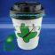 A biodegradable pla disposable CUSTOM coffee cup