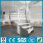 Modern glass steel curved stairs design