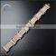 high quality pave cz hip hop men's bling bling gold plated bracelets