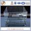 Industrial folding 1200x1000x1000mm metal storage cage with wheels made in china