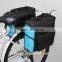 bicycle double back bag cycling trunk pannier