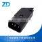 16A ac power insert plug socket