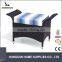 New design outdoor rattan furniture sofa set