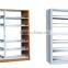solid steel structured book shelf for library