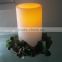 large size hanging led candles with plastic base for wall,garden,balcony,outdoor decoration