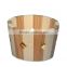 2016 hot sale wooden rice bucket,small cheap used wooden barrel/bucket