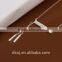 2015 Latest handmade bar shape sterling silver pendant