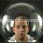 Transparent plastic sphere, clear glass sphere, clear hollow plastic sphere
