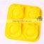 Eco-friendly 4 Caves New Products Silicone Molds Cake Decoration Fondant