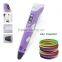 3D Printing Modeling Drawing Pen with free abs filament CE Rohs