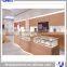 luxury custom led light glass watch store showcase