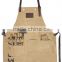 cheap wholesale canvas barber apron with tool pockets