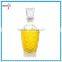 Fancy Square Unique Glass Whiskey Wine Decanter With Lids                        
                                                Quality Choice