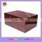 Brown glossy MDF wood best antique cigar box