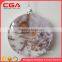 Hanging decoration glass christmas tree ornament christmas gifts crafts flat ball