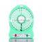 Unique design rechargeable electric fan light
