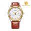 HOT SELLING!FAMOUS Brand WEIDE Luxury Rose Gold Genuine Leather Sports Quartz Men Watch 93011R