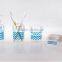 Cheap hot sell plastic 4pcs bathroom set