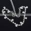 Simple Rhinestone Silver Baby Anklet