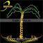 Hot sale christmas ornament crafts led palm trees