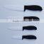Block of 4 Ceramic Blade Knives Plus a Peeler With Holder