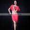 Wuchieal Modal Crop Top with Bat Sleeve and Hypotenuse skirts for Ladies