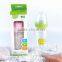 8oz BPA Free Clear Color Glass Baby Bottle With Handle