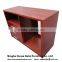 King Headboard Refrigerator Cabinet Desk and Nightstand With Red Color