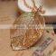 Colorful Necklace Vintage Women Lucky Golden Leaf Pendant Long Chain Sweater Jewelry Gift