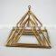 one set quartz crystal singing pyramid for healing therapy energy