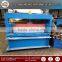 Zinc warehouse metal roofing electric crimping curving roll forming machine