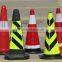 Custom hight light Reflective road cone sleeve