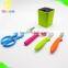 Promotion Gift Utility Knife and Scissors and Peeler With Storage Block