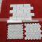 Cheap price for white marble mosaic tile