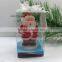 art candle/ christmas snowman candle/handmade christmas candle