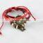 hand weave leather strap rope vintage style quartz watch for women star pendant