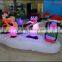 Newest Xmas Decorations Inflatable Christmas Band with Santa ,Deer, Snowman and Penguin/ Inflatable Quartet
