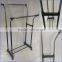 Newest telescopic chrome plastic cloth rack