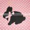Kevince women interlock pyjamas flock print knitting 1000pcs up OEM factory directly