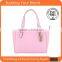 Hot Sale UK Market Pink Leather Ladies PU Tote Handbag Bags