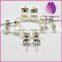 Classical BridalJewelry 925 Sterling Silver Freshwater AA 7-8mm Pearl Earring