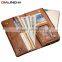 QIALINO New Products Genuine Leather Wallet Case For iPhone 6 mens wallets brand names with card holder for iphone 7 phone