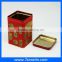 small tea tin box wholesale with square shape