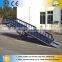 Mobile forklift truck loading dock bridge ramp slope / Customized mobile dock loading ladders