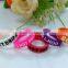 China manufacturer Newest arrival sales custom embossed silicone ring with raibow color